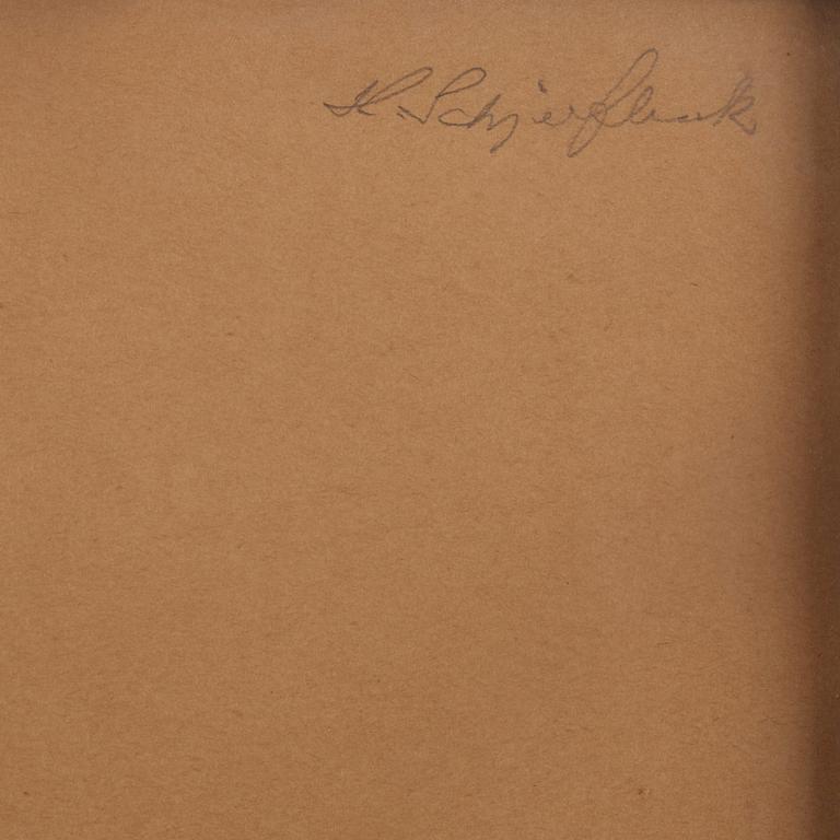 Helene Schjerfbeck, 'Sidenskon'.