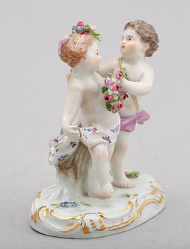 FIGURGRUPP, porslin, Meissen, 1900-tal.