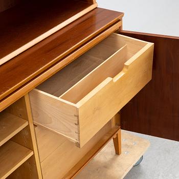 A book shelf with cabinet, 1960's.