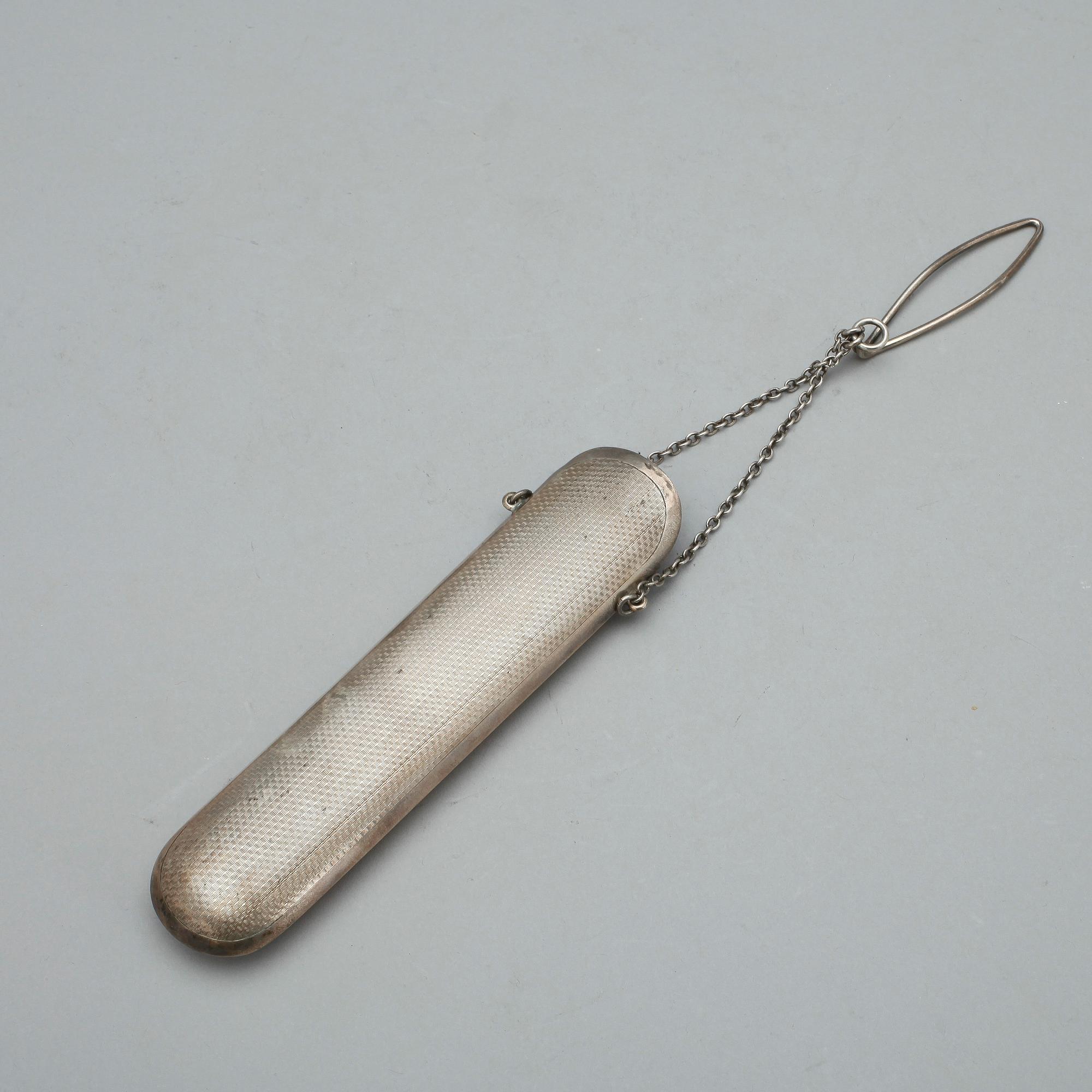 GLASÖGONFODRAL, silver, London 1919. Vikt ca 100 gram.