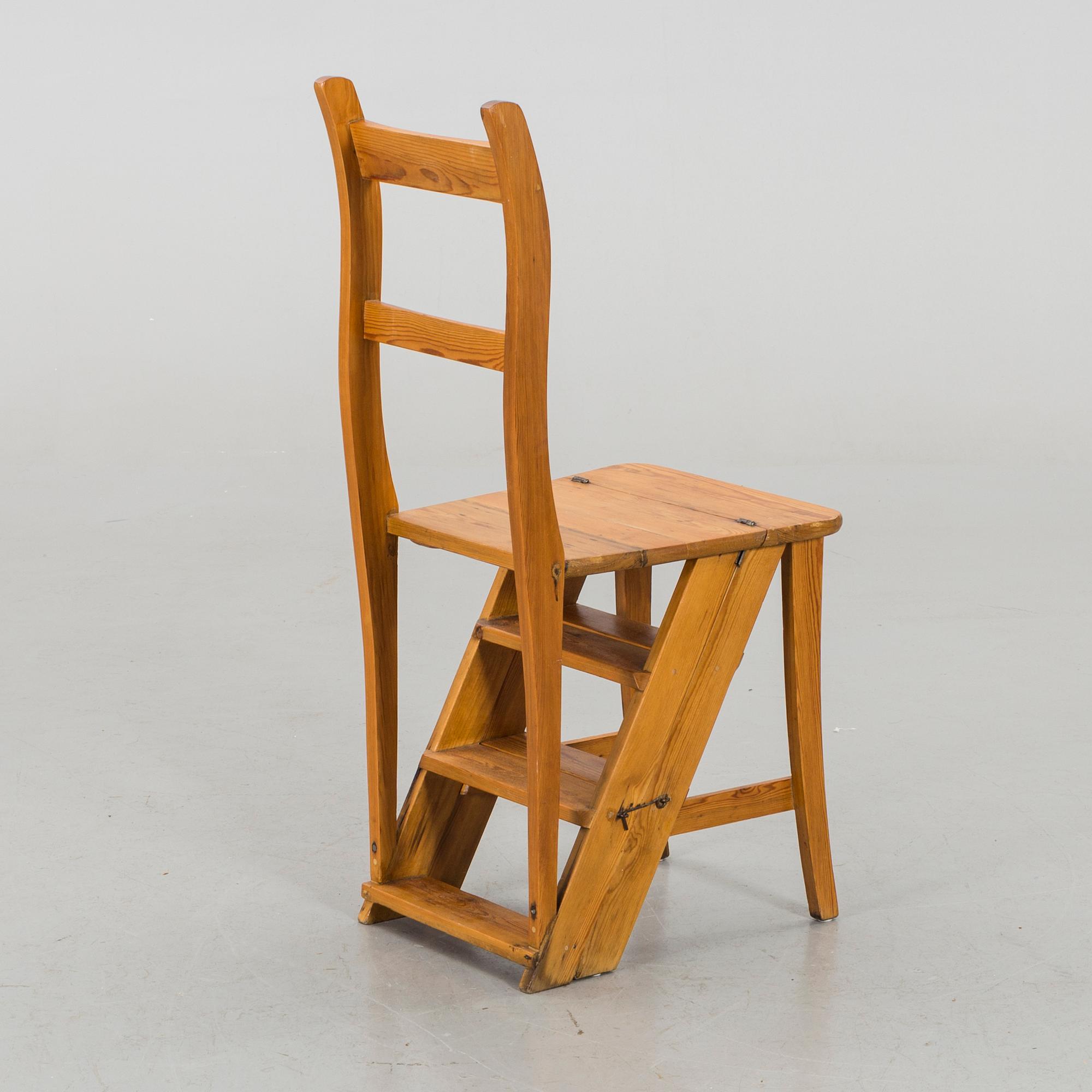 A 20th century chair/ladder.
