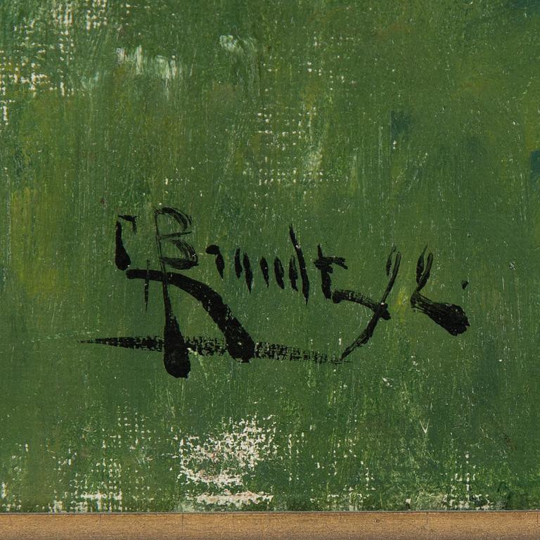 CARL BRANDT, oil on canvas, signed and dated -92.
