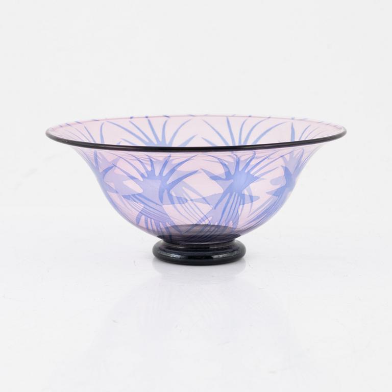 Eva Englund, a graal bowl, Orrefors, 1979.
