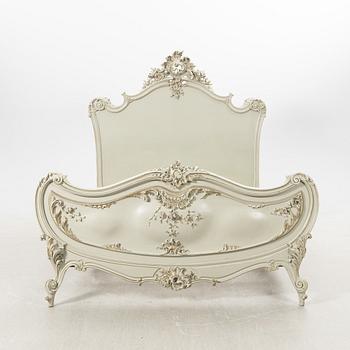 Bed in the Louis XV style, L. Malard, Paris, early 20th century.