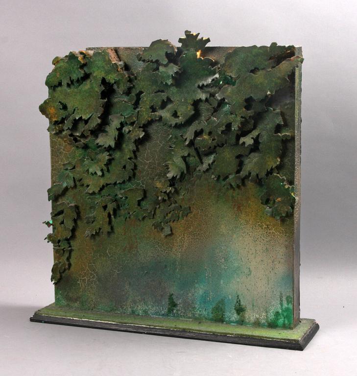 IVOR ABRAHAMS (ENGLAND), Skulptur, blandteknik, sign o dat- 1976 a tergo.