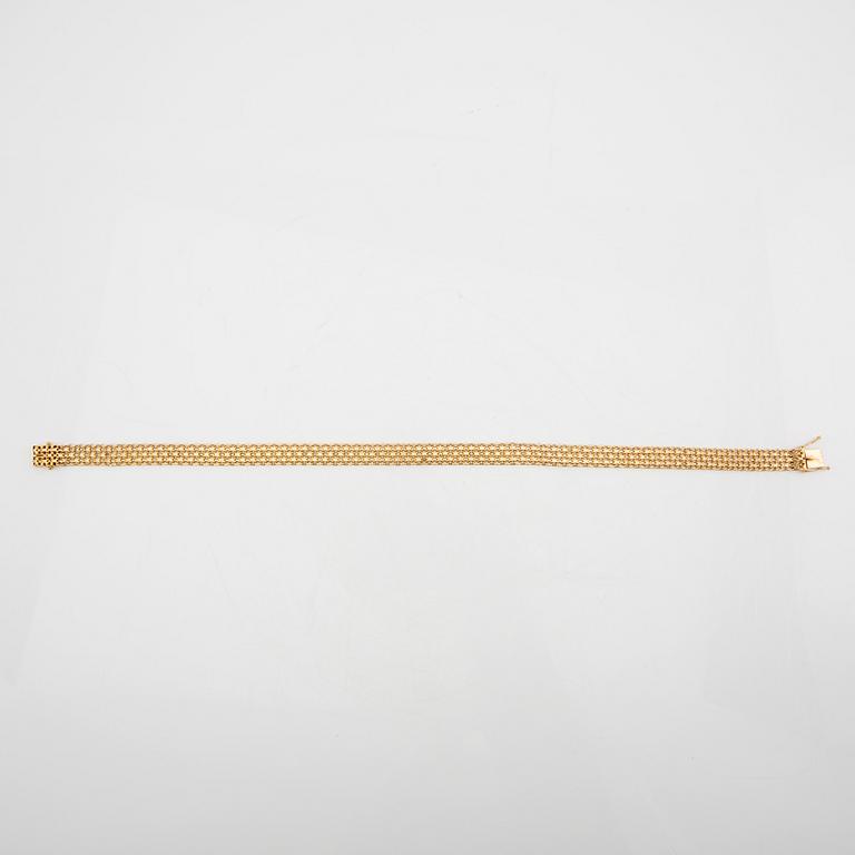 Necklace X-link 18K gold.