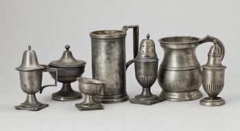 PARTI TENN, 7 delar, Europa, 1800-tal.