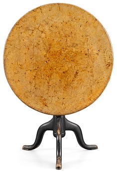 A Swedish 18th century tilt-top table by J. Sjölin.