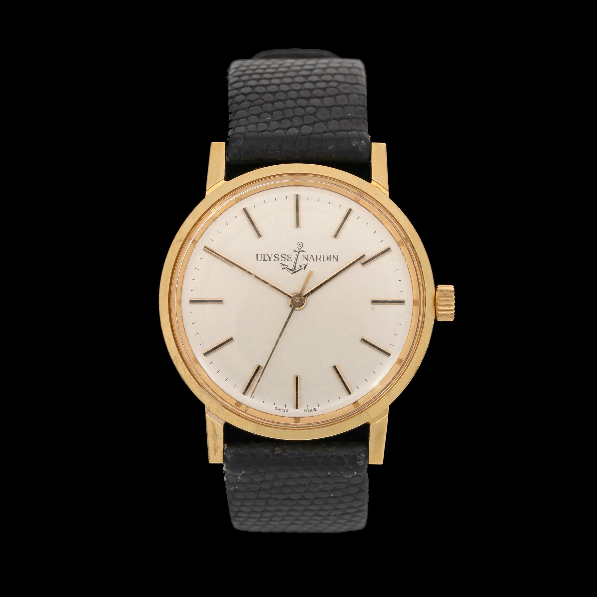 ULYSSE NARDIN, herr, 18k guld, 1970-tal.