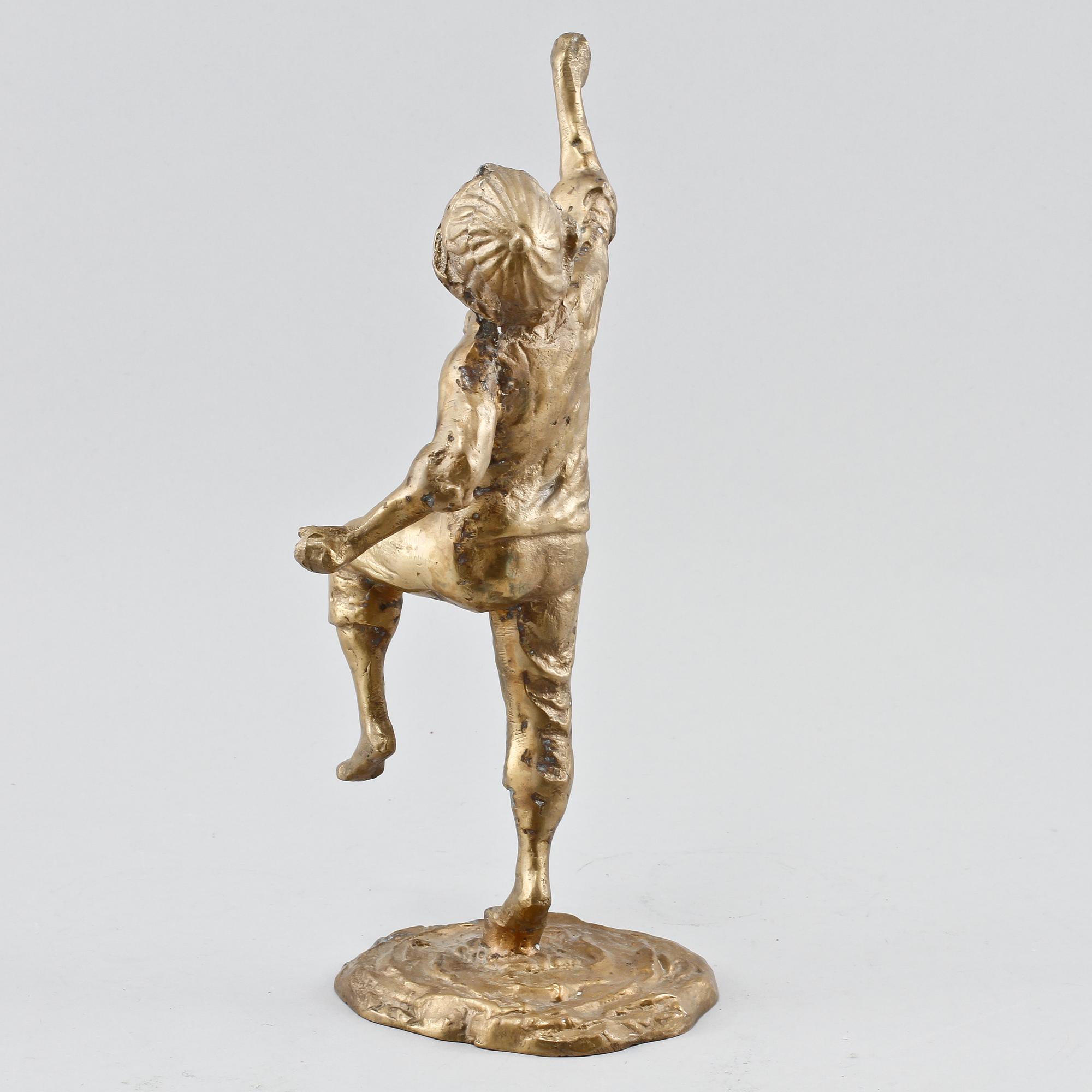SKULPTUR, mässing, 1900-talets andra hälft.
