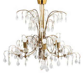 PAAVO TYNELL, a mid-20th century chandelier for Idman. Finland.