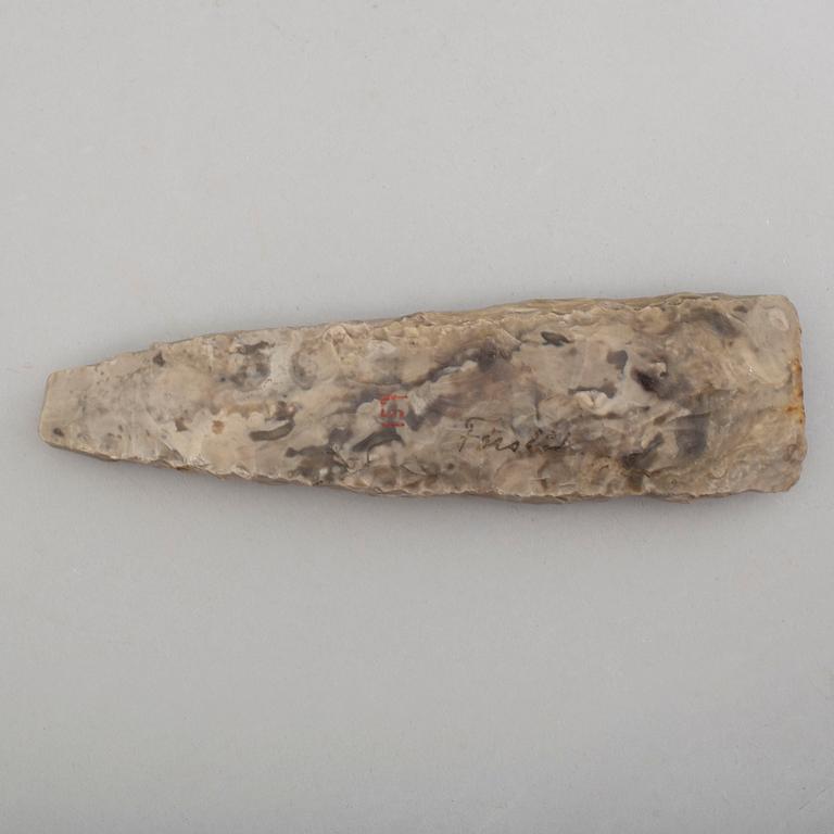 A mid neolithic flint axe.