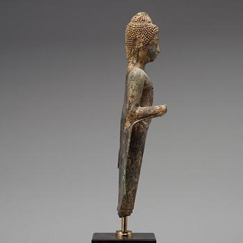 A standing figure of Buddha, Thailand, 18th Century.