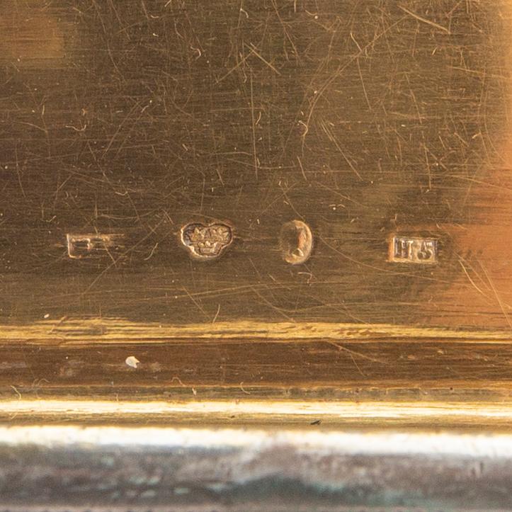 Snusdosa silver Stockholm 1862.