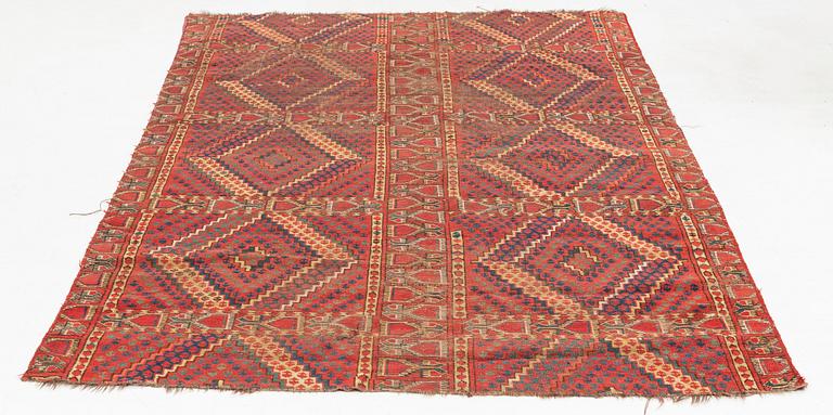 Matta, antik Beshir/Ersari, ca 284 x 163 cm.