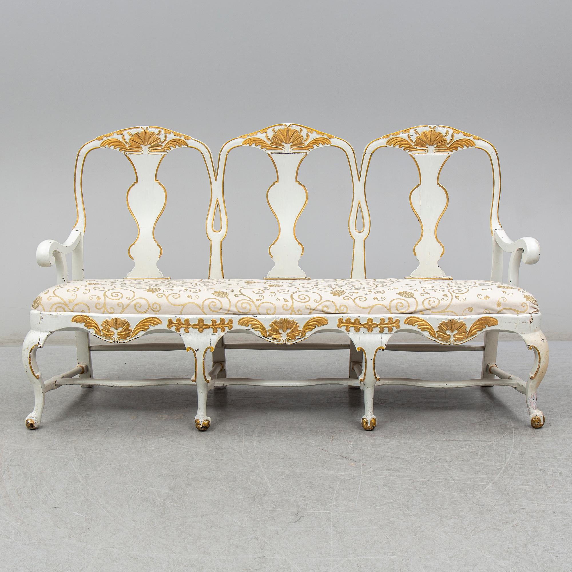 SOFFA, rokoko, Lindome, 1700-talets andra hälft.