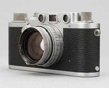 KAMERA, Leica IIIf, nr. 638458, Wetzlar, Tyskland, 1952-53.