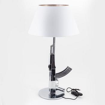 Philippe Starck, a table tamp, 'Guns - Table Gun', Flos, Italia, designed 2005.