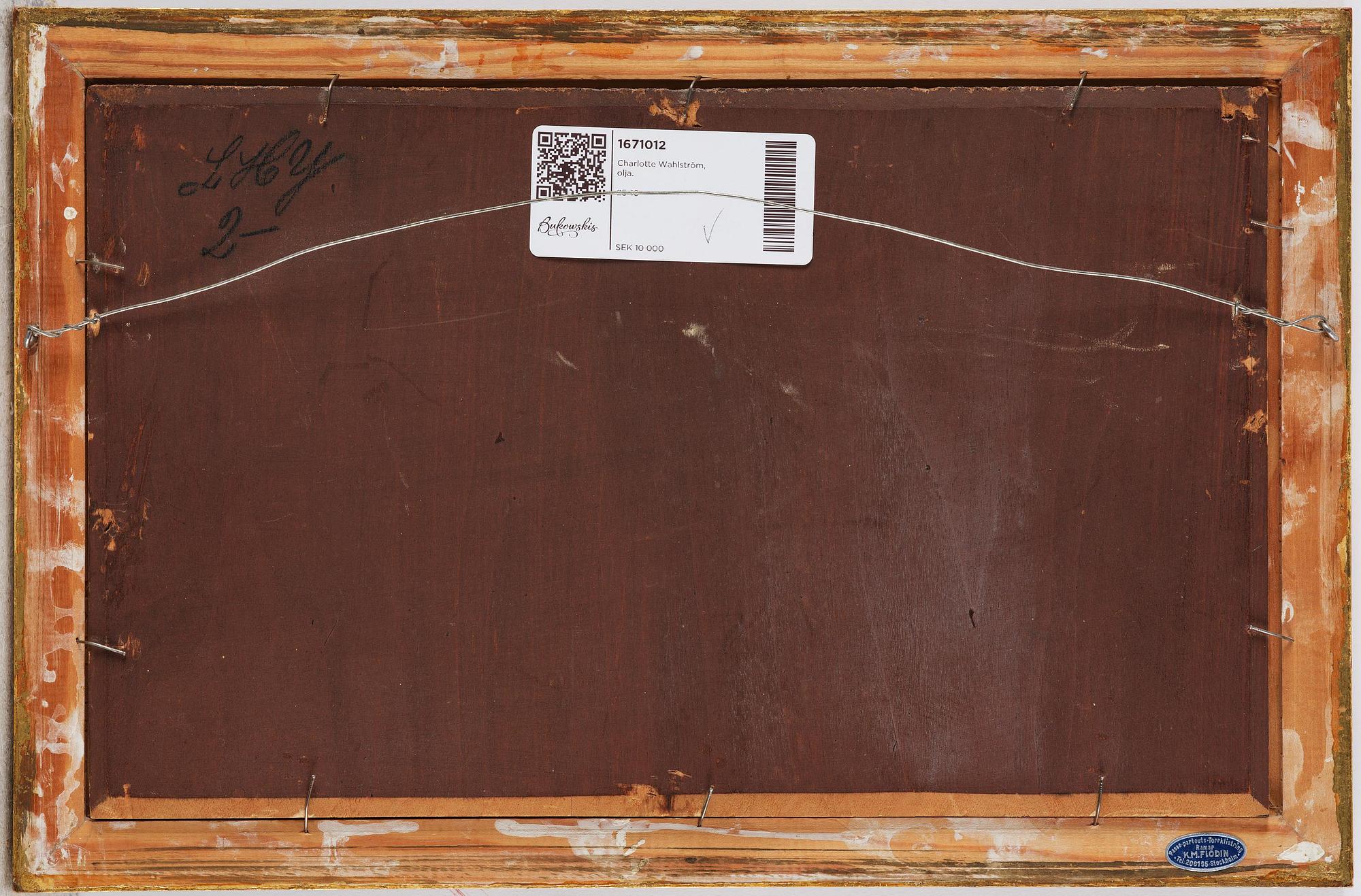 Charlotte Wahlström, Skymning vid vattnet.