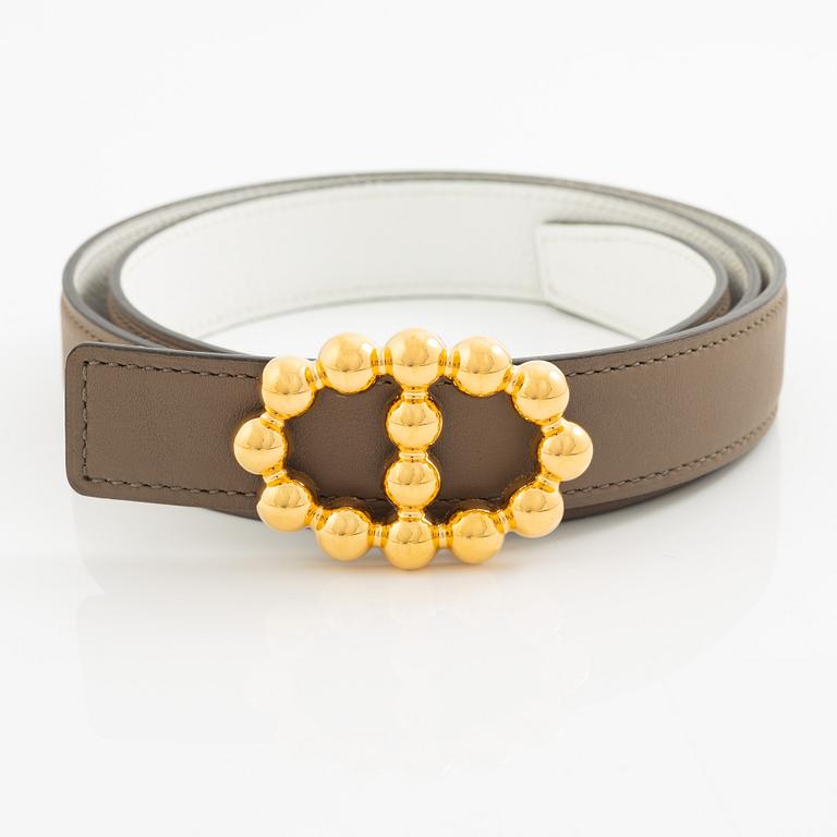 Hermès, belt, "Maillon Bubble Belt".