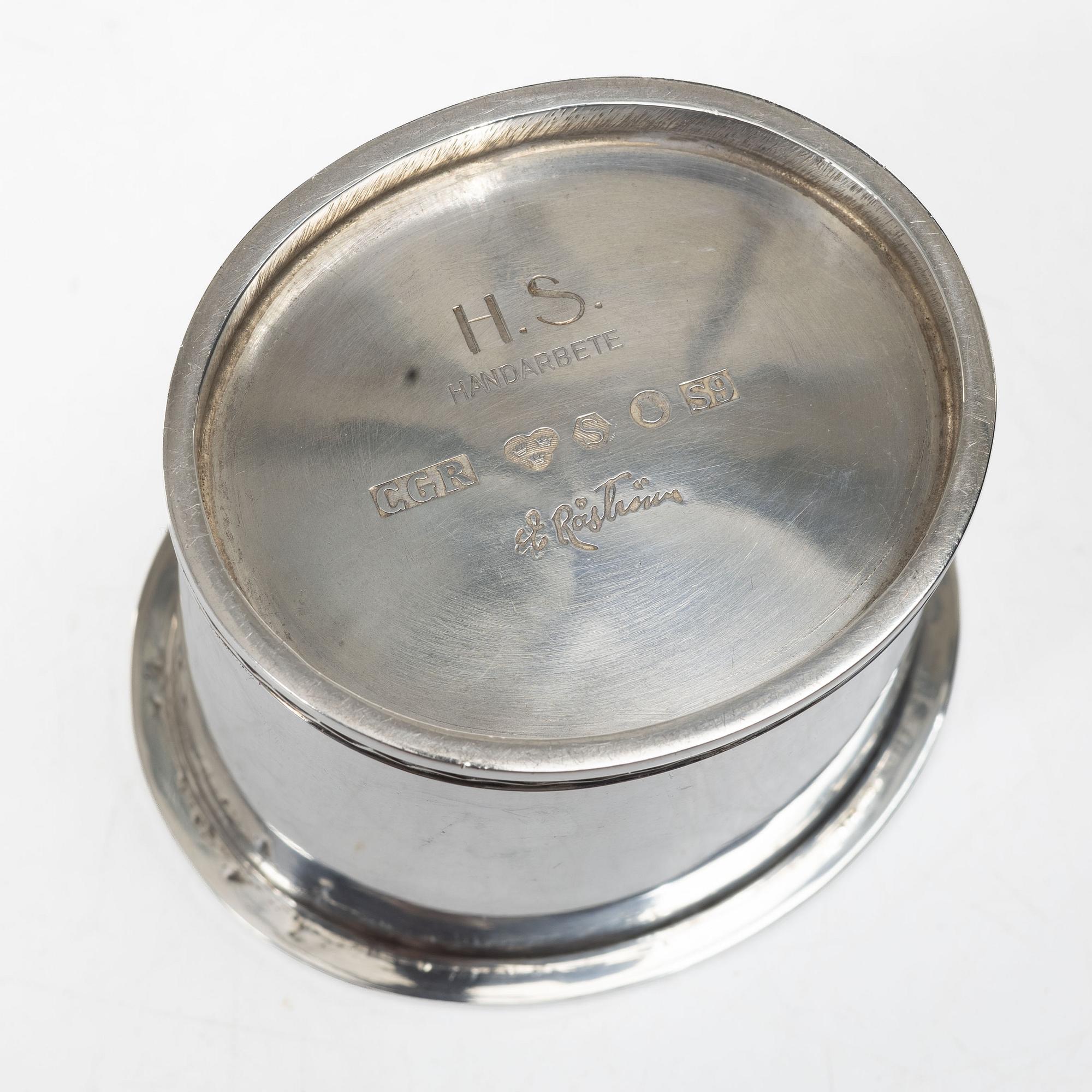 Eric Råström, Two silver bowls, Stockholm, 1968–69.