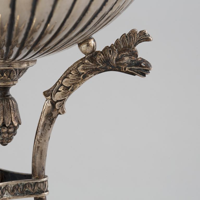 A matched pair of Swedish silver sugar-bowls, mark of JE Torsk and GAB, Stockholm, 1906.