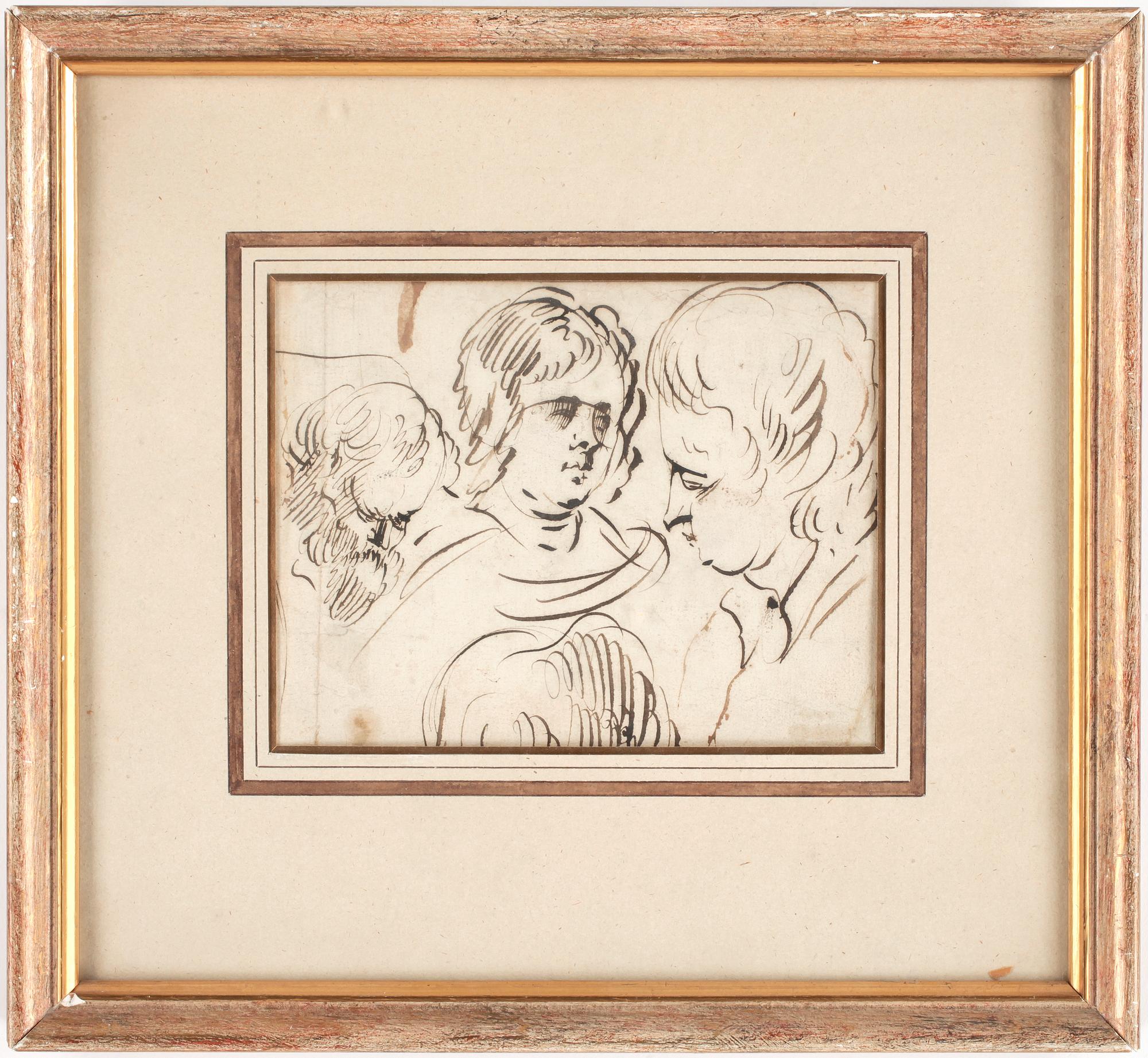 CARL FREDRIK VON BREDA, tillskriven, tuschteckning.