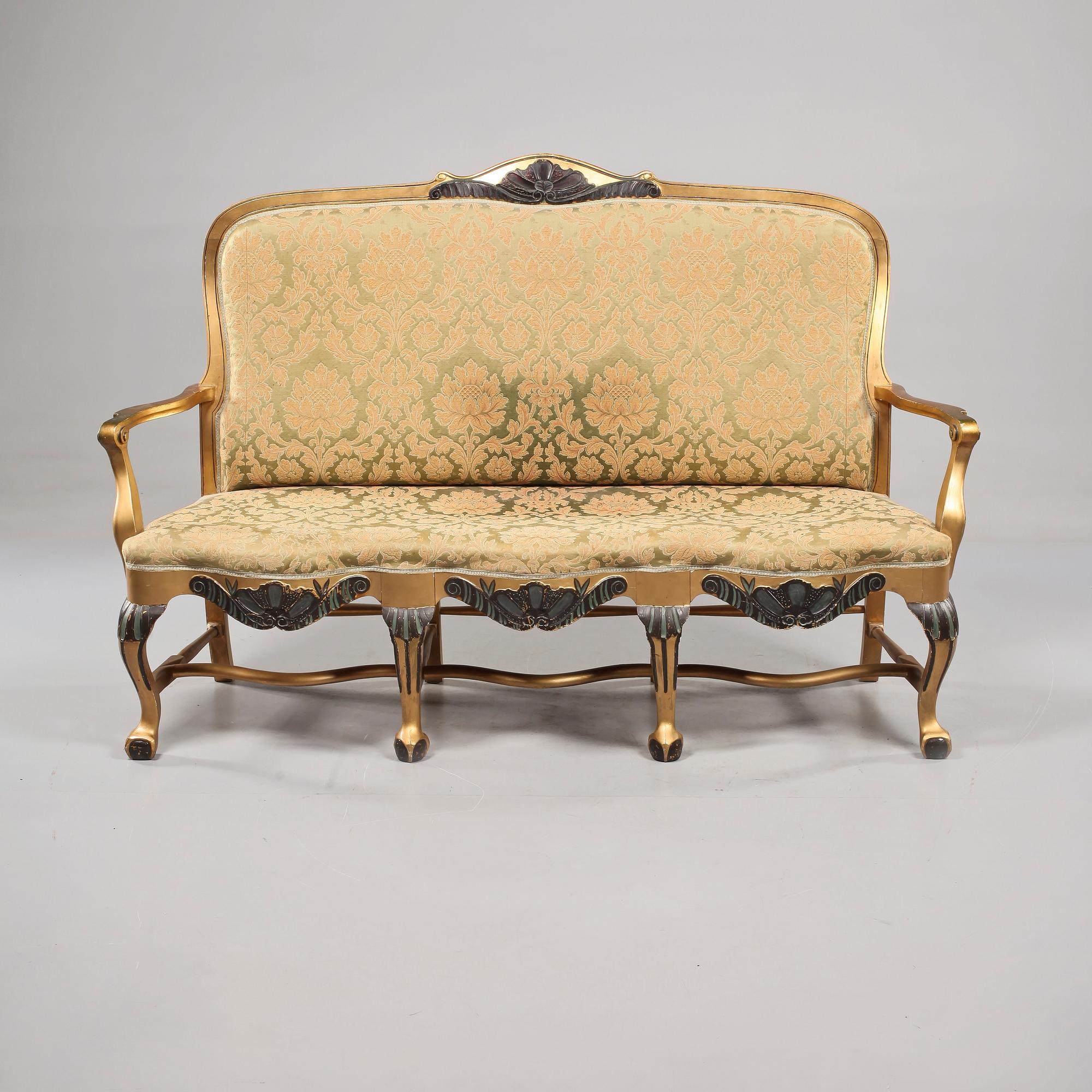 SOFFA, rokokostil, 1900-talets första del.