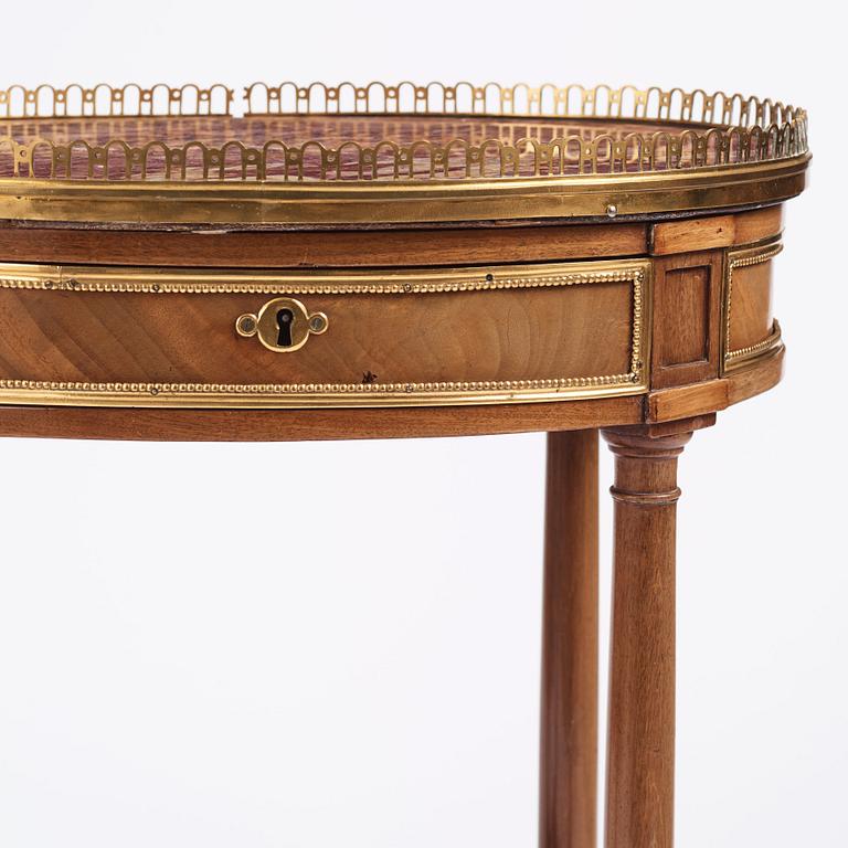 A Louis XVI mahogany and ormolu-mounted table signed Roger Vandercruse Lacroix 'RVLC' (master in Paris 1755-1799).