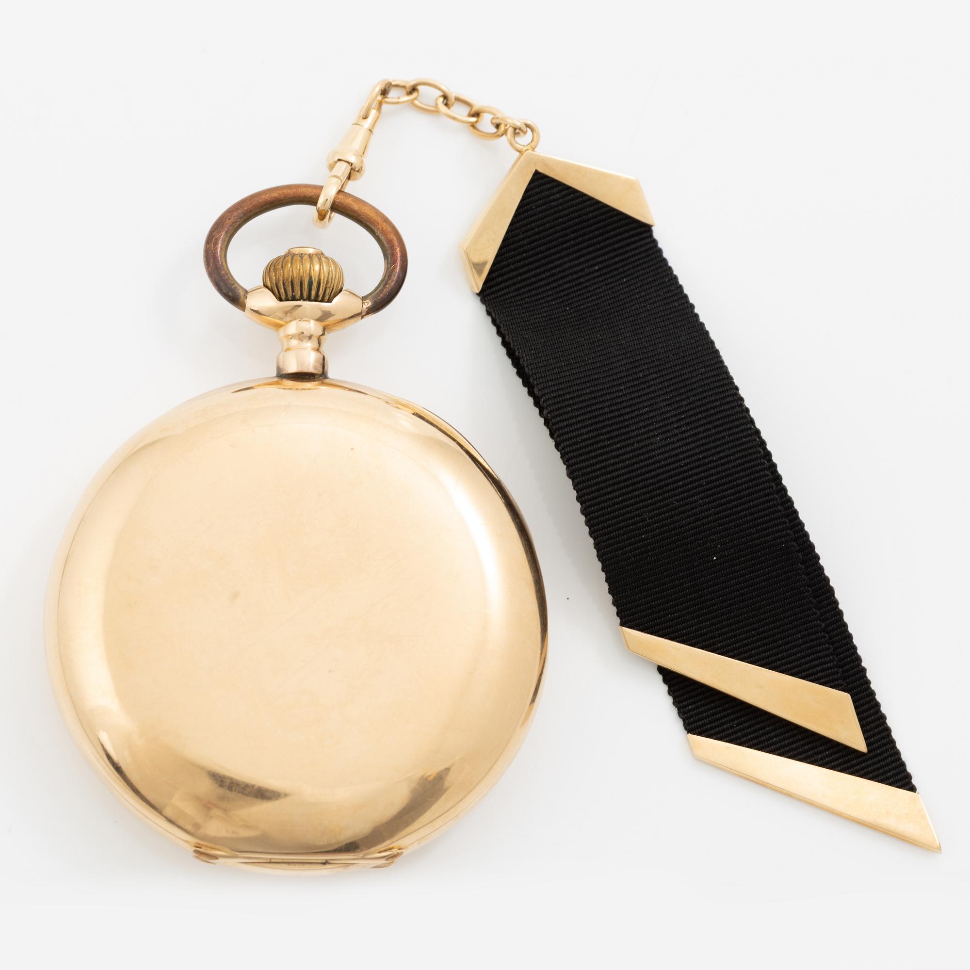 Pocket watch, hunter, 51 mm.