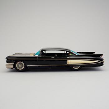 A tinplate Cadillac by Yonezwa, Japan. Ca 1960.