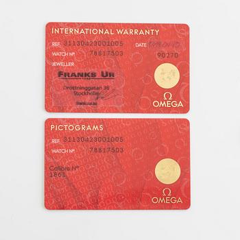 Omega, Speedmaster, Moonwatch, Professional, kronograf, armbandsur, 42 mm.