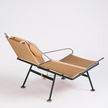 Hans J. Wegner, "Flag Halyard / Snørestolen", easy chair, Getama, Denmark, reportedly 1950s.