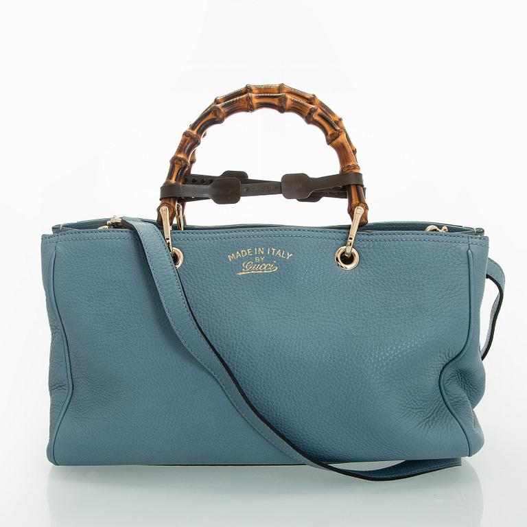 Gucci, a 'Bamboo shopper' bag.