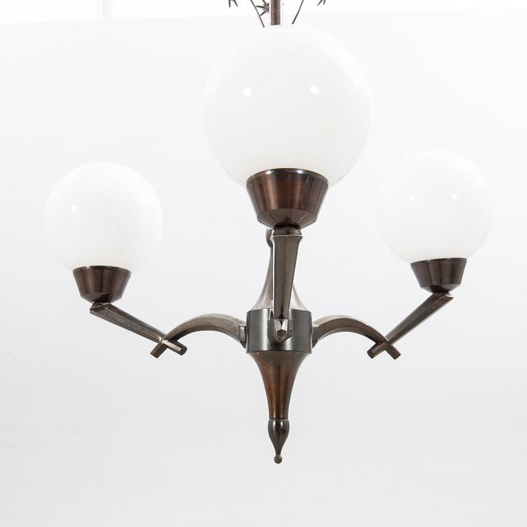 Ceiling lamp, 1930s.