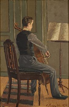 Nils Forsberg d y, Cellisten.