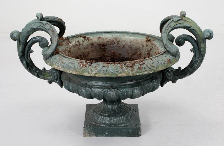 TRÄDGÅRDSURNA, gjutjärn, 1800/1900-tal.