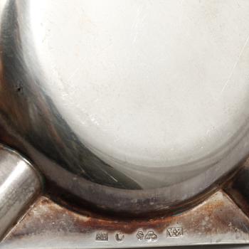 KUVERTASKFAT, 6 st, silver, K Andersson, Stockholm, 1934, vikt 124 gram.