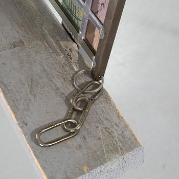 BLYGLASFÖNSTER, omkring 1900-talets mitt.