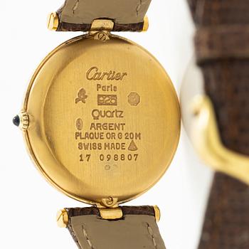 must de Cartier, Vendôme, wristwatch, 30 mm.