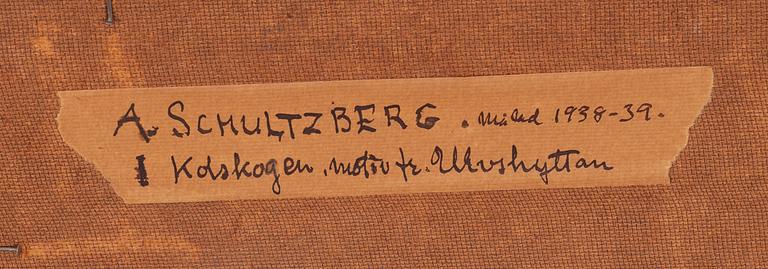 Anshelm Schultzberg, "I Kolskogen, motiv fr. Ulvshyttan".
