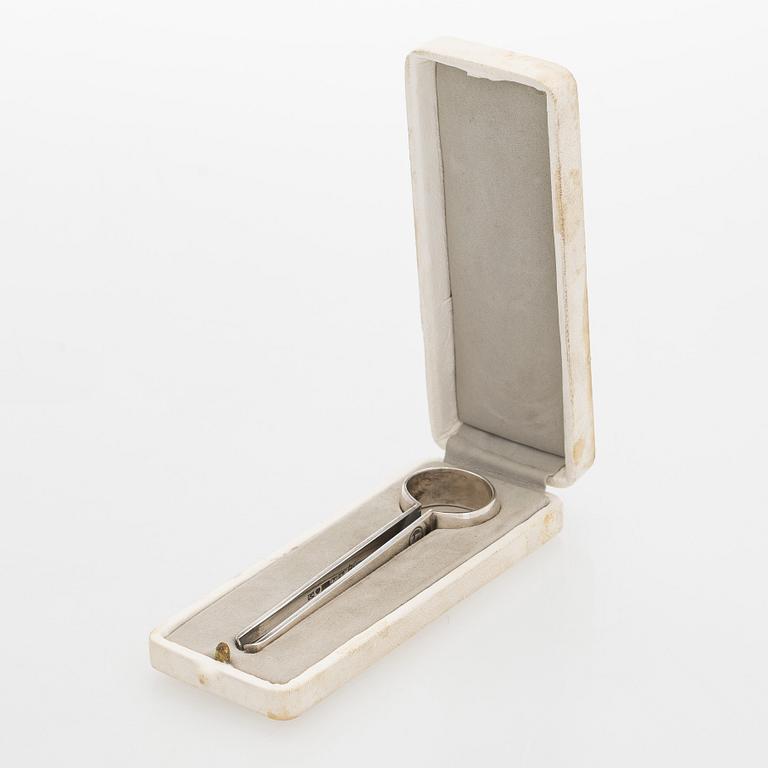 Bertel Gardberg, sockertång, silver, Suomen Kultaseppä, Åbo 1967.