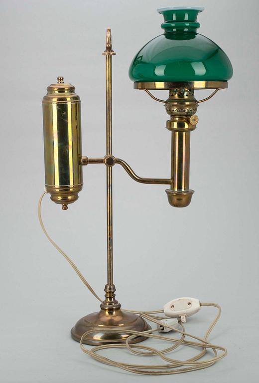 BORDSLAMPA, 1800-talets mitt.