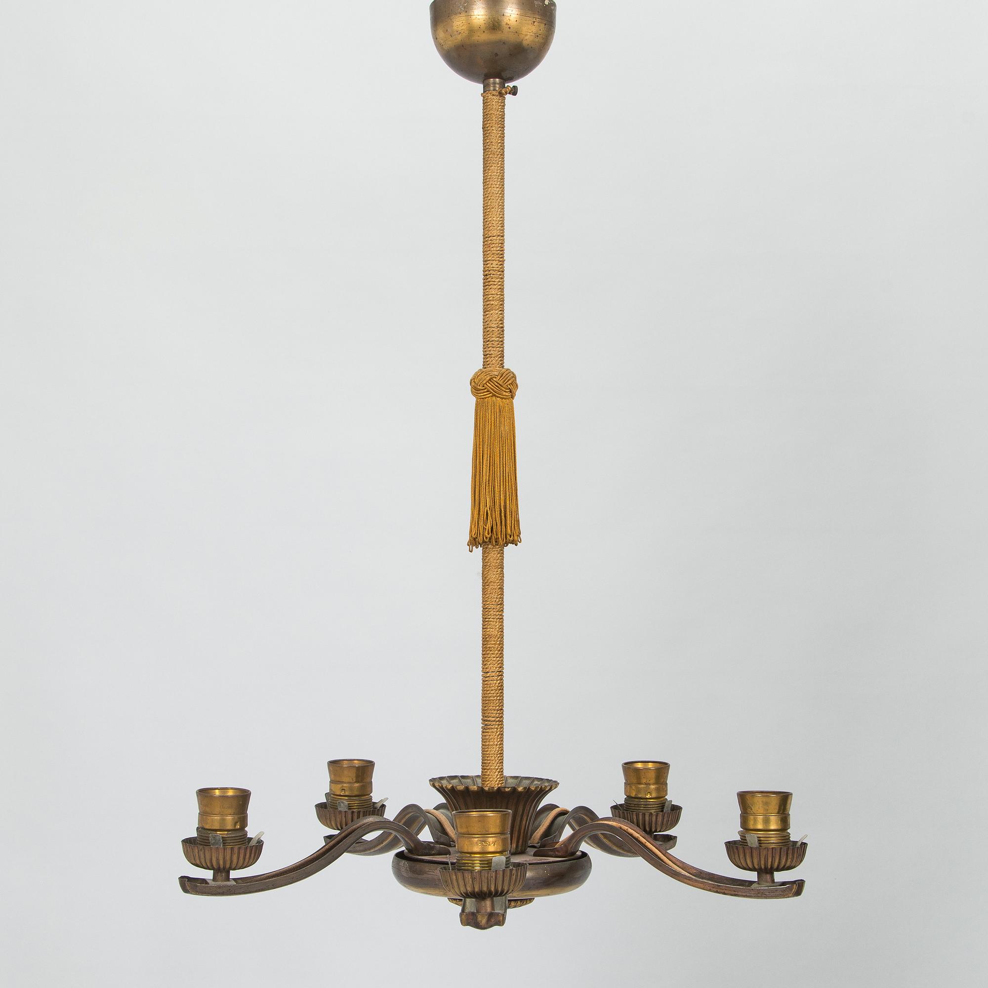 Paavo Tynell, A 1930s ceiling light for Taito, Finland.
