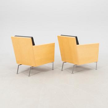 Gunilla Allard, a pair of "Casino" armchairs by Lammhults Möbler, late 20th century.