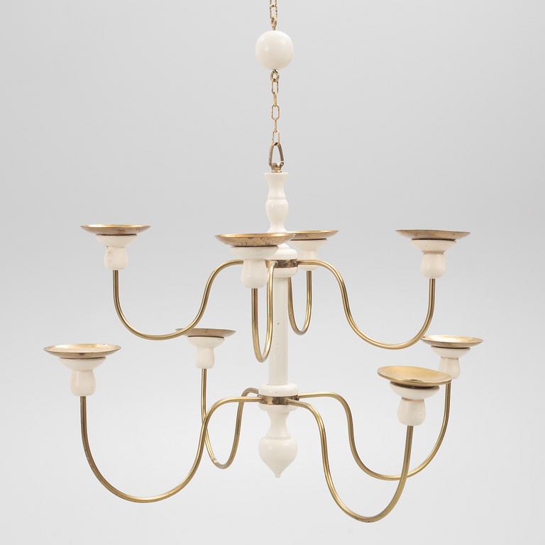 Josef Frank, a model 2586 chandelier, Svenskt Tenn.