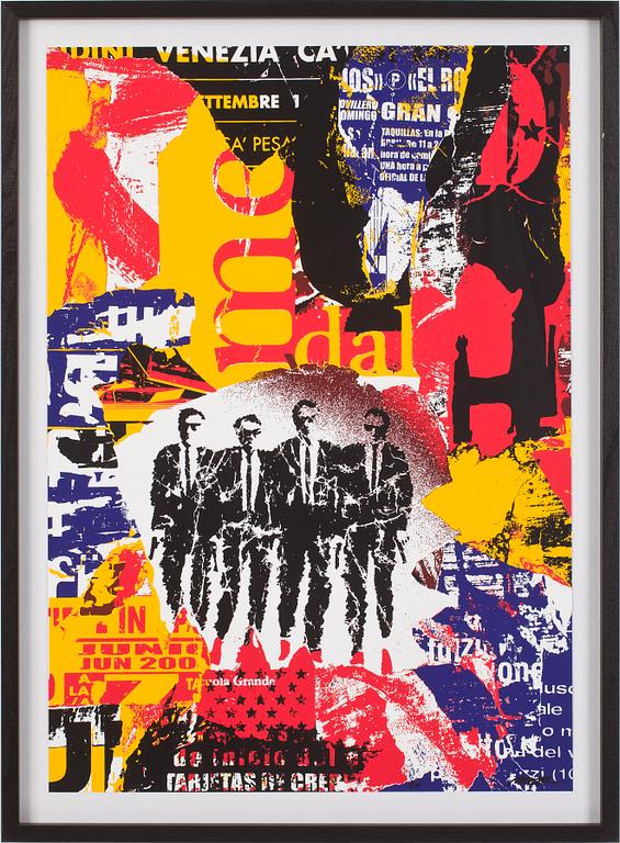 MARCEL STRÜWER, färgseriegrafi, provtryck, signerad.