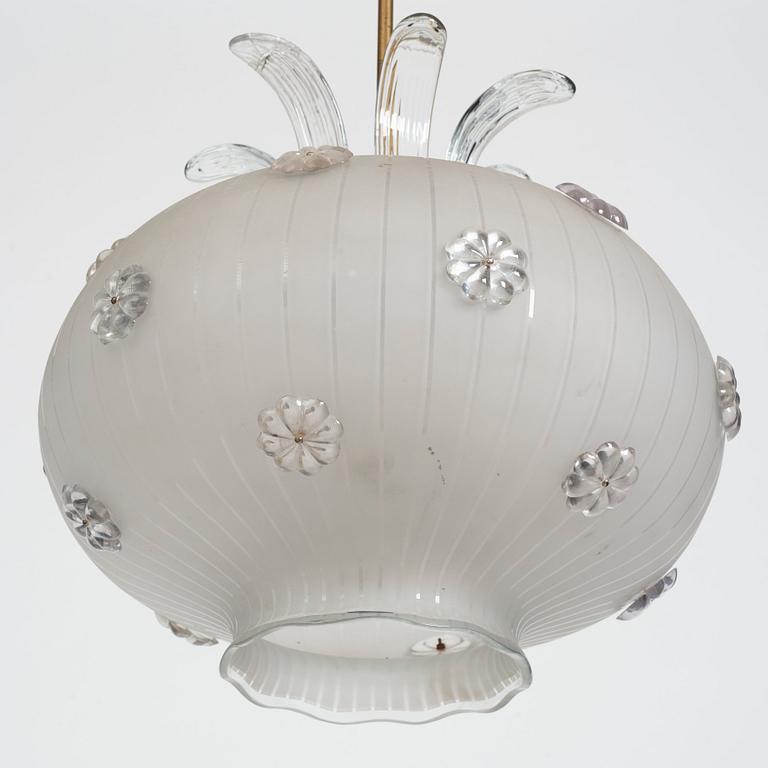 Harald Notini, a ceiling lamp, model "11556", Arvid Böhlmarks Lampfabrik, 1940s.