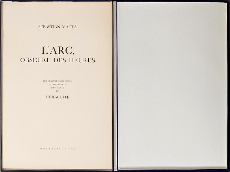 Roberto Matta, mapp "L'Arc, obscure des heures".