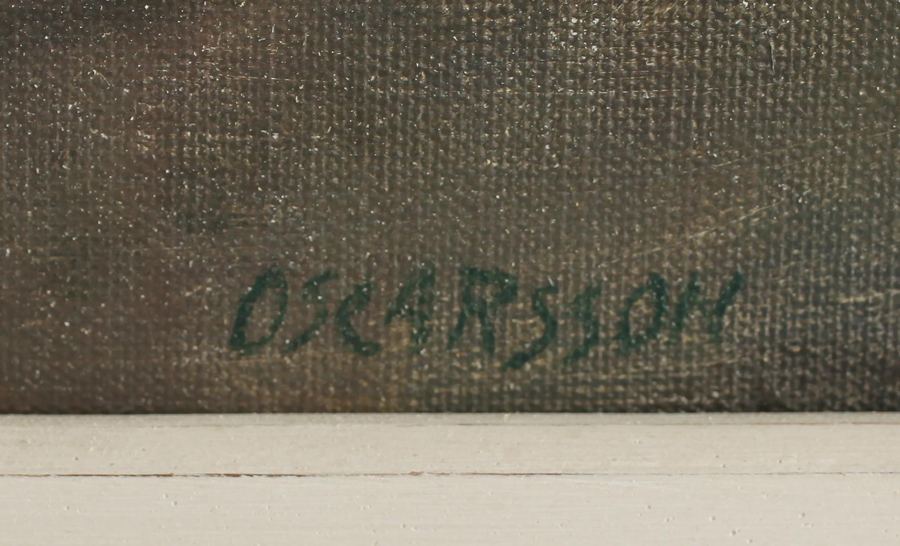 BERNHARD OSCARSSON, olja på duk, signerad.